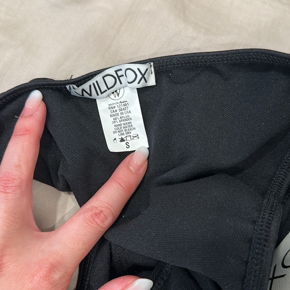 Wildfox Black Monokini Bathing Suit Small - Picture 6 of 6